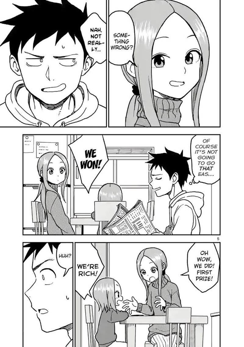 Karakai Jouzu No Moto Takagi San Chapter 119 Page 5