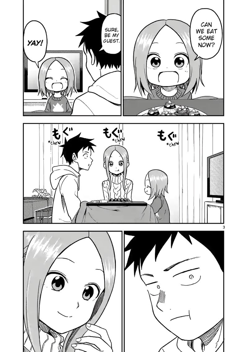 Karakai Jouzu No Moto Takagi San Chapter 122 Page 3