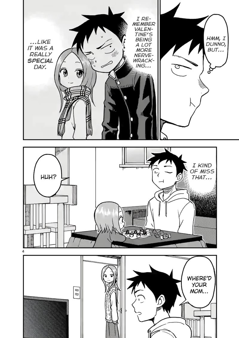 Karakai Jouzu No Moto Takagi San Chapter 122 Page 4