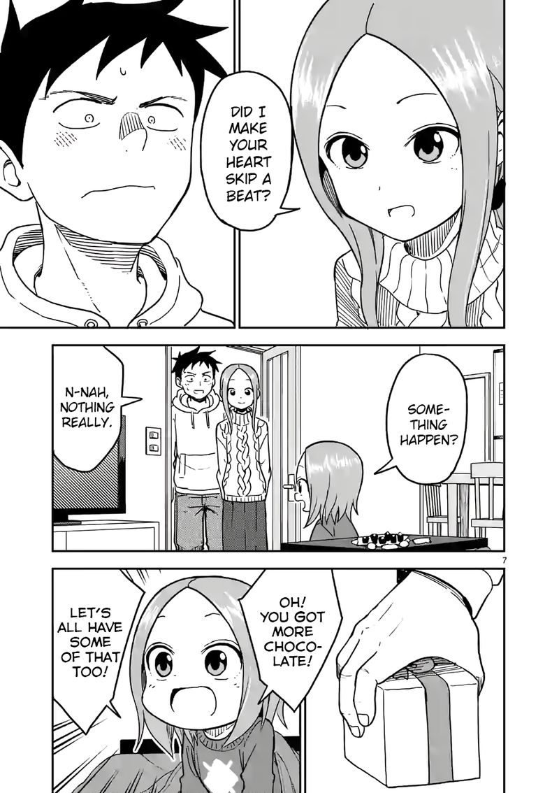 Karakai Jouzu No Moto Takagi San Chapter 122 Page 7