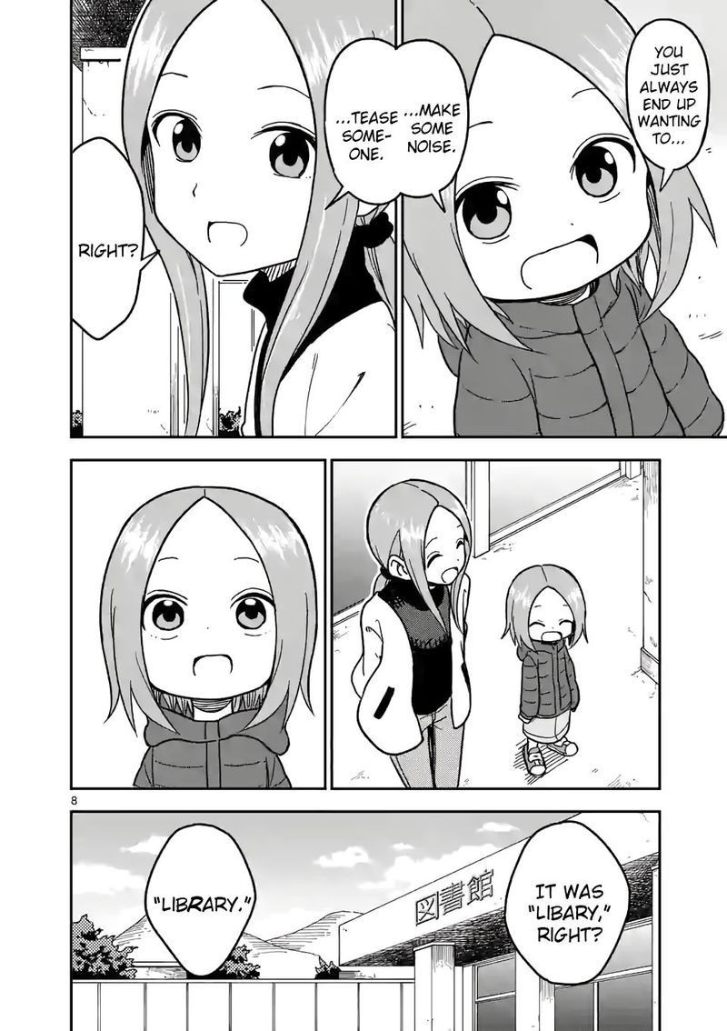 Karakai Jouzu No Moto Takagi San Chapter 124 Page 8