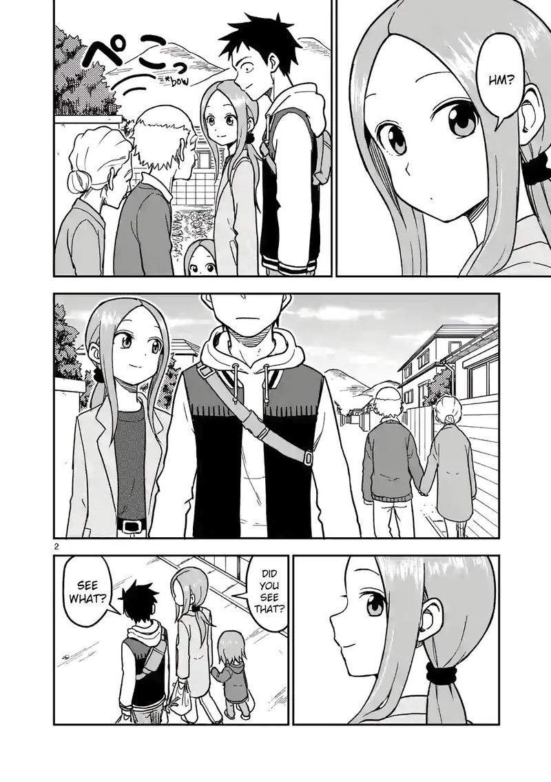 Karakai Jouzu No Moto Takagi San Chapter 125 Page 2