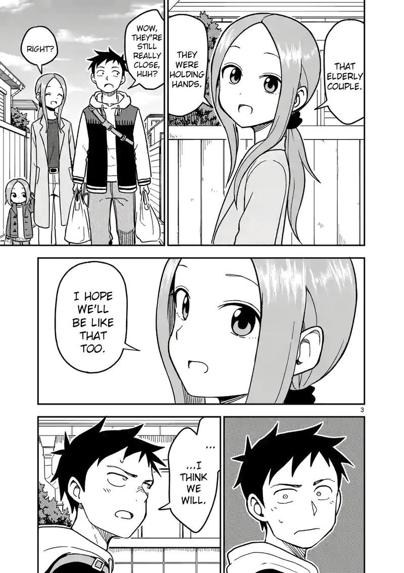 Karakai Jouzu No Moto Takagi San Chapter 125 Page 3