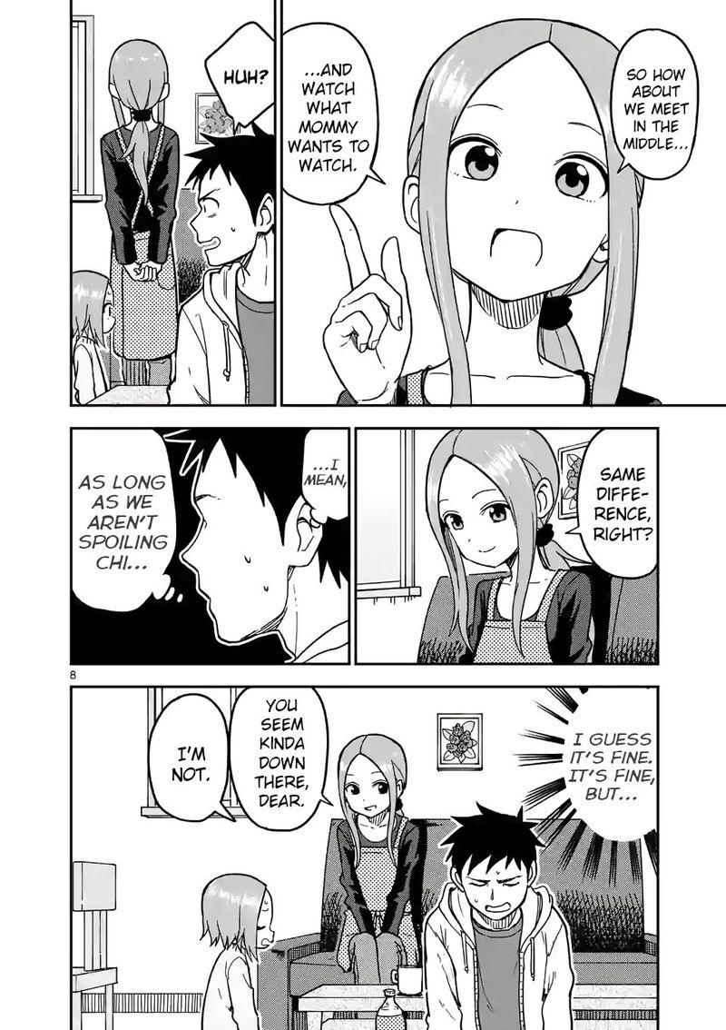 Karakai Jouzu No Moto Takagi San Chapter 126 Page 8