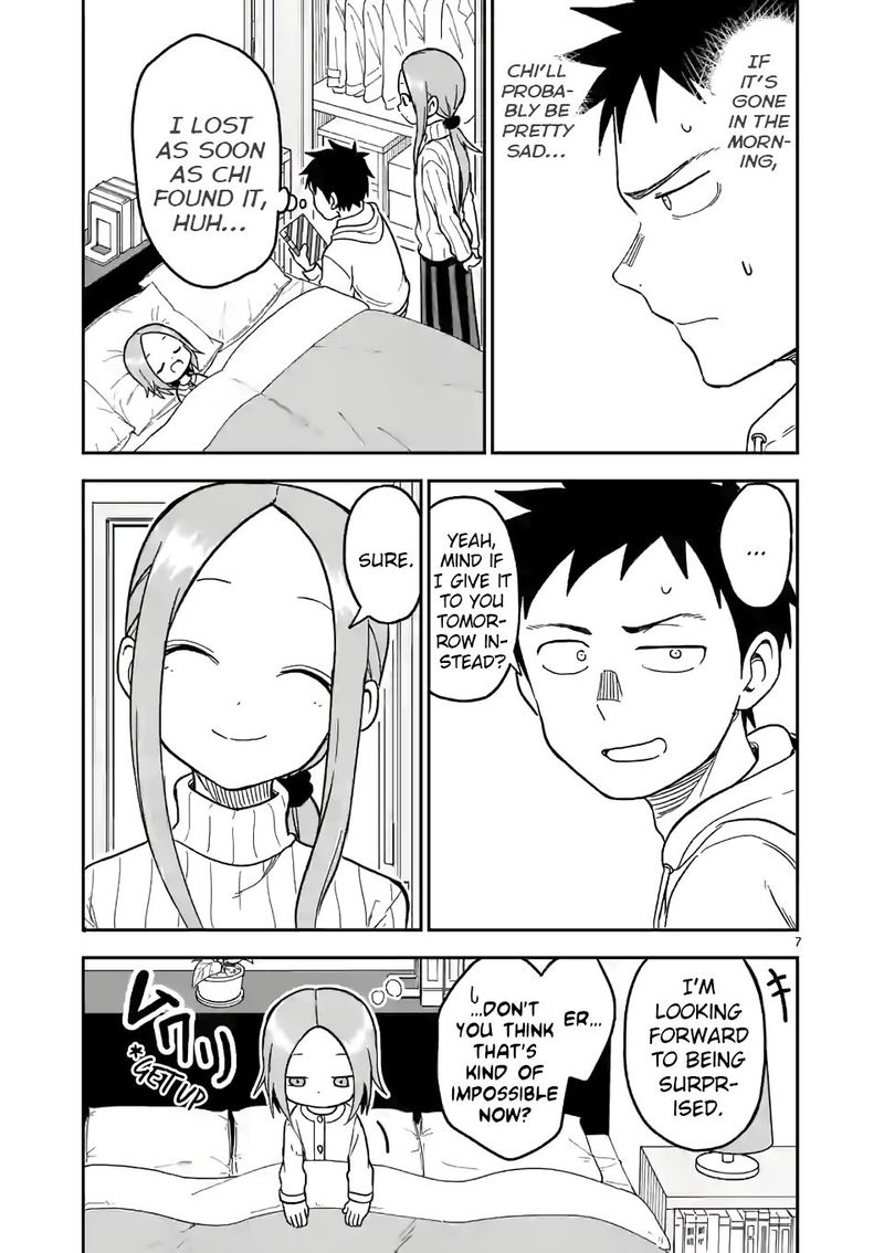 Karakai Jouzu No Moto Takagi San Chapter 127 Page 7