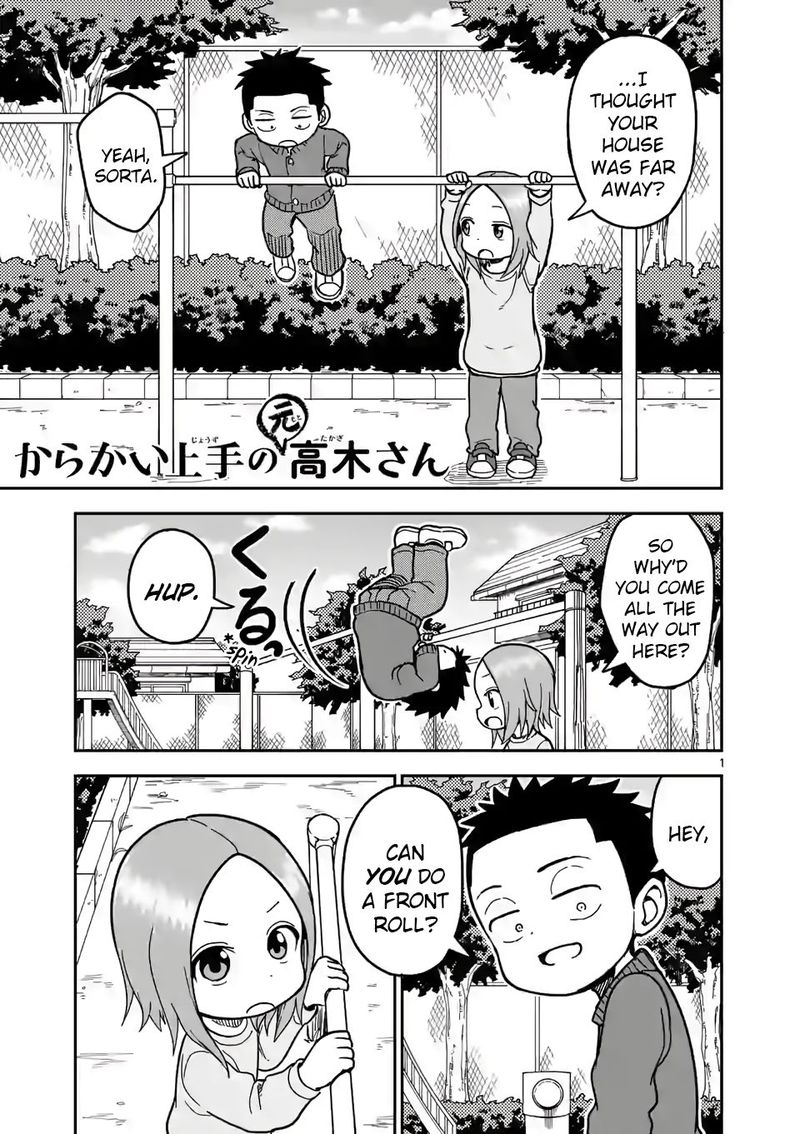 Karakai Jouzu No Moto Takagi San Chapter 128 Page 1