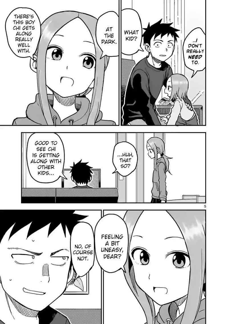 Karakai Jouzu No Moto Takagi San Chapter 128 Page 5