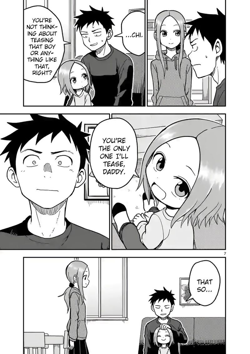 Karakai Jouzu No Moto Takagi San Chapter 128 Page 7