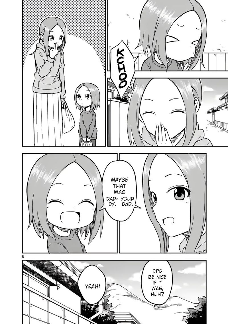 Karakai Jouzu No Moto Takagi San Chapter 129 Page 8