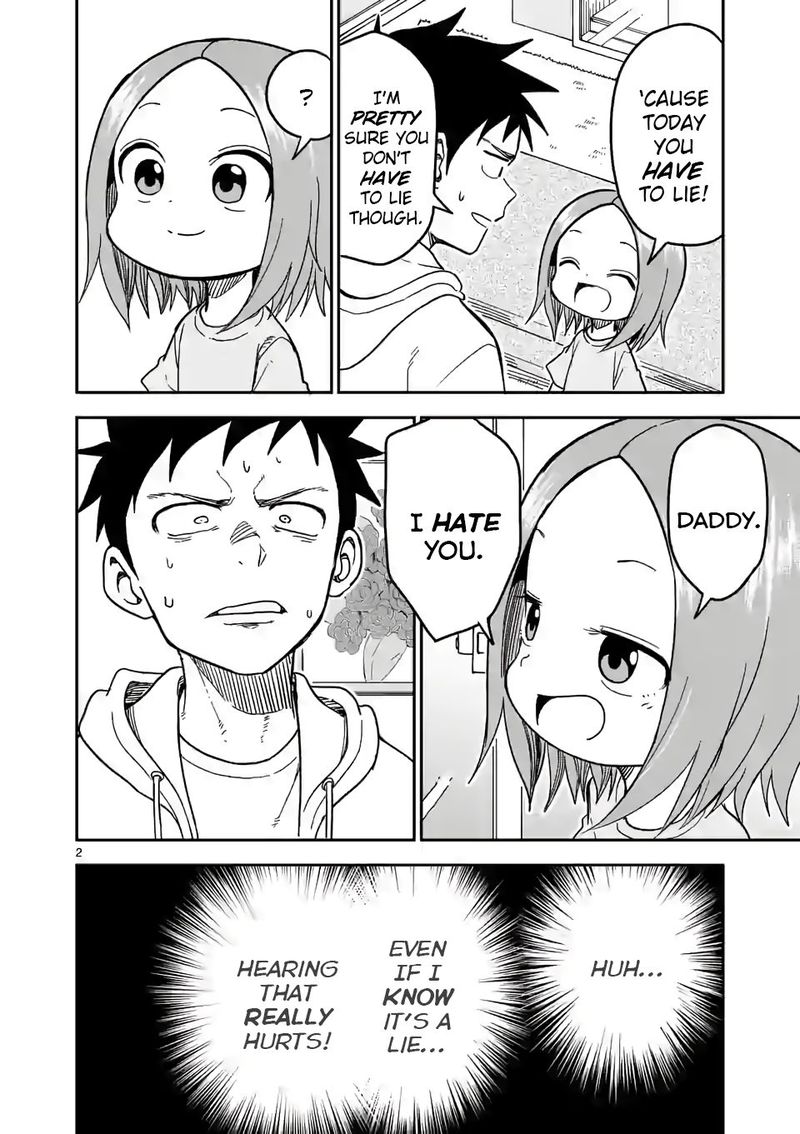 Karakai Jouzu No Moto Takagi San Chapter 130 Page 2