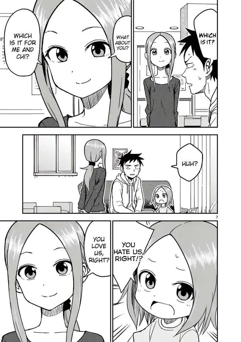 Karakai Jouzu No Moto Takagi San Chapter 130 Page 7