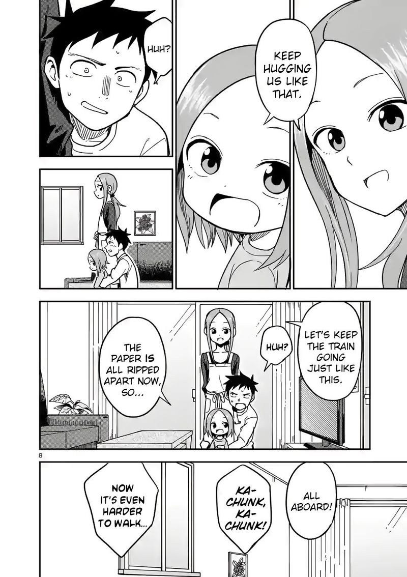 Karakai Jouzu No Moto Takagi San Chapter 131 Page 8