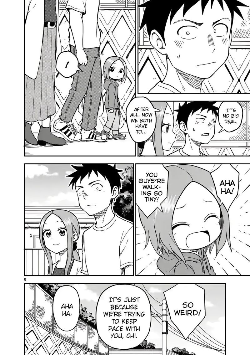 Karakai Jouzu No Moto Takagi San Chapter 132 Page 8