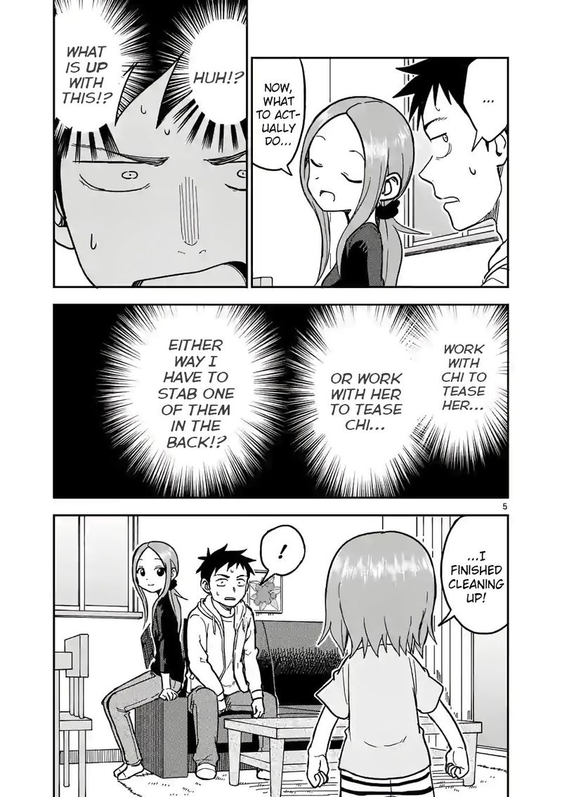 Karakai Jouzu No Moto Takagi San Chapter 133 Page 5