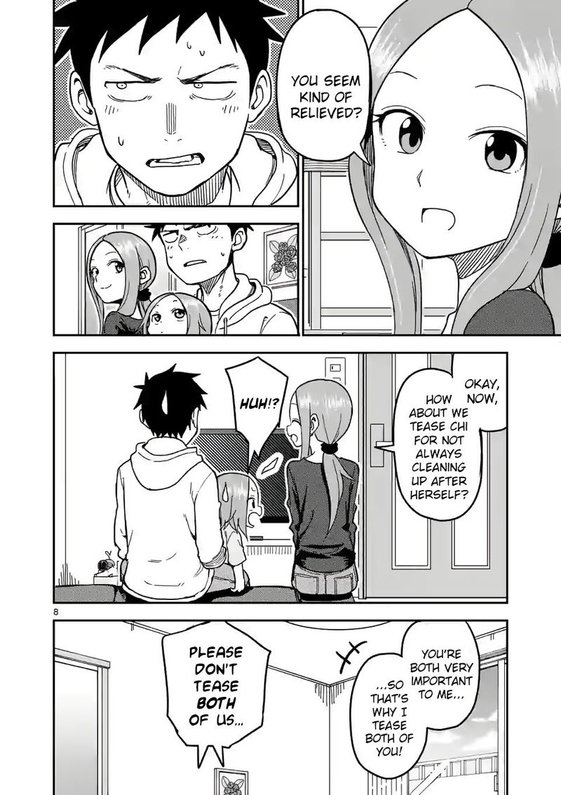 Karakai Jouzu No Moto Takagi San Chapter 133 Page 8