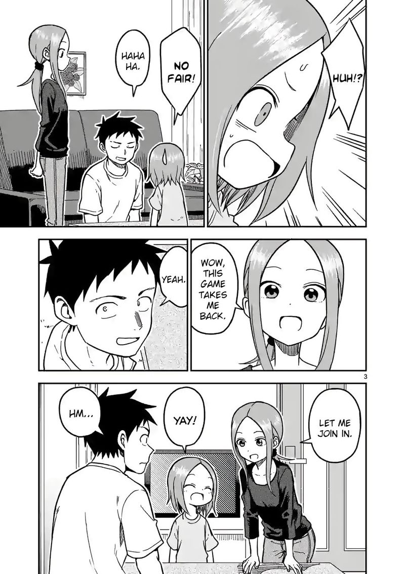 Karakai Jouzu No Moto Takagi San Chapter 137 Page 3