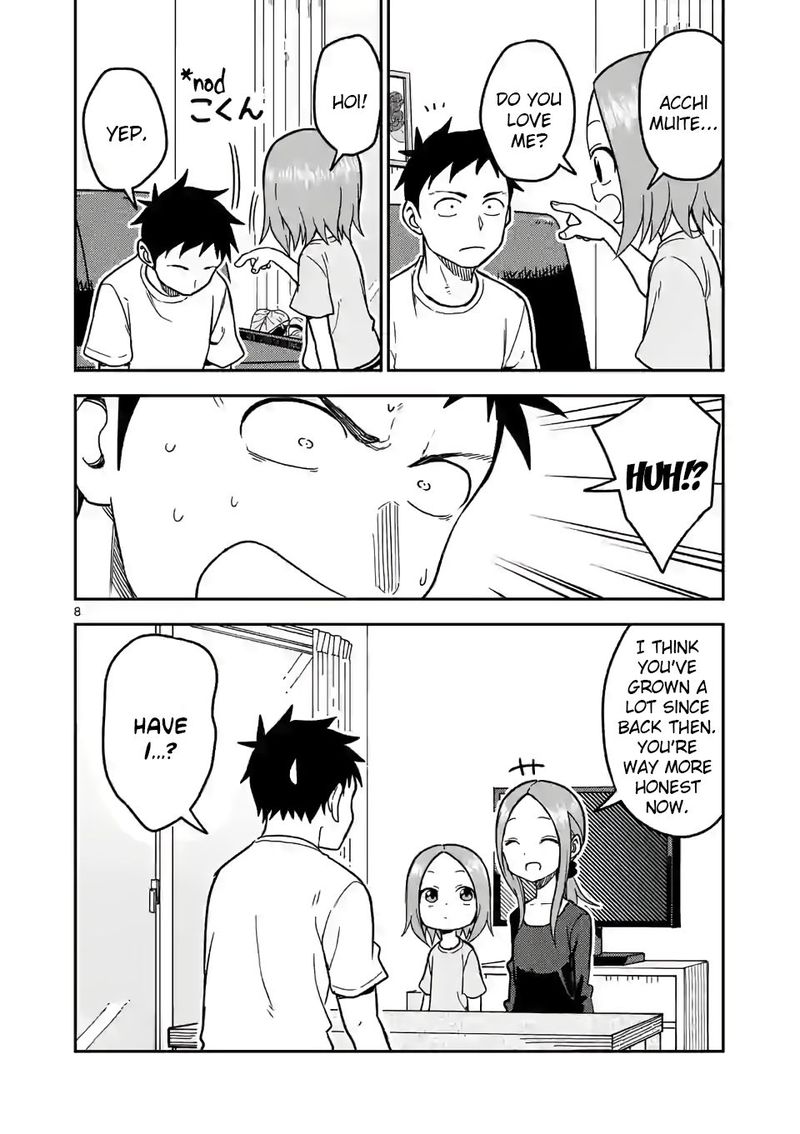 Karakai Jouzu No Moto Takagi San Chapter 137 Page 8