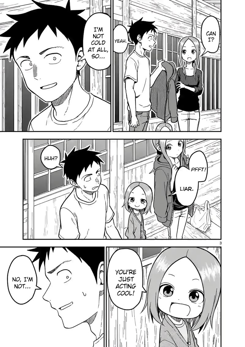 Karakai Jouzu No Moto Takagi San Chapter 138 Page 3