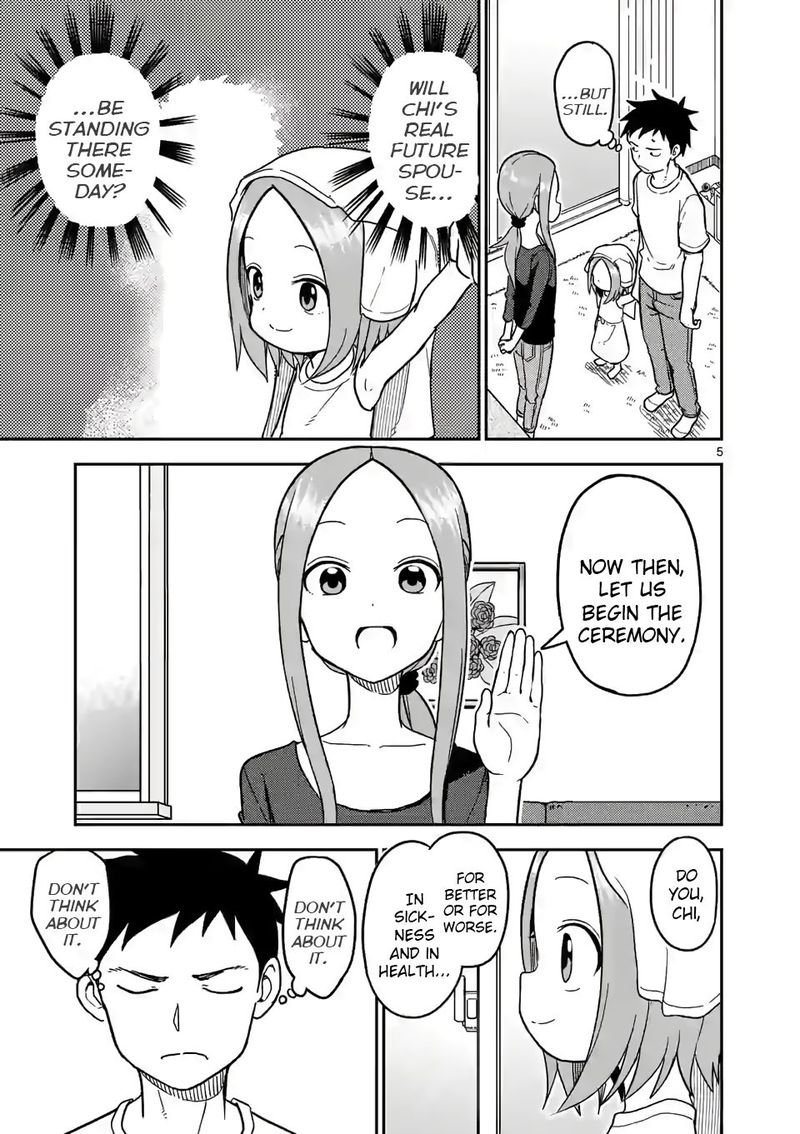 Karakai Jouzu No Moto Takagi San Chapter 139 Page 5