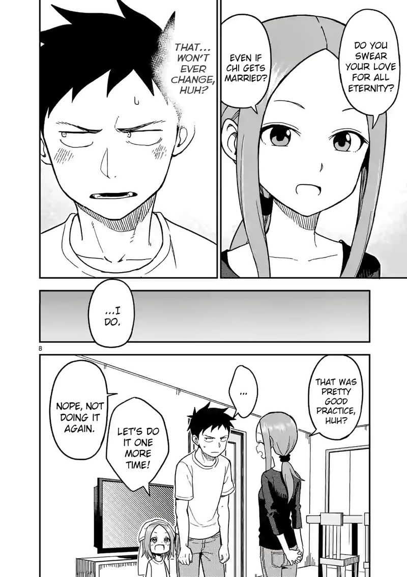 Karakai Jouzu No Moto Takagi San Chapter 139 Page 8