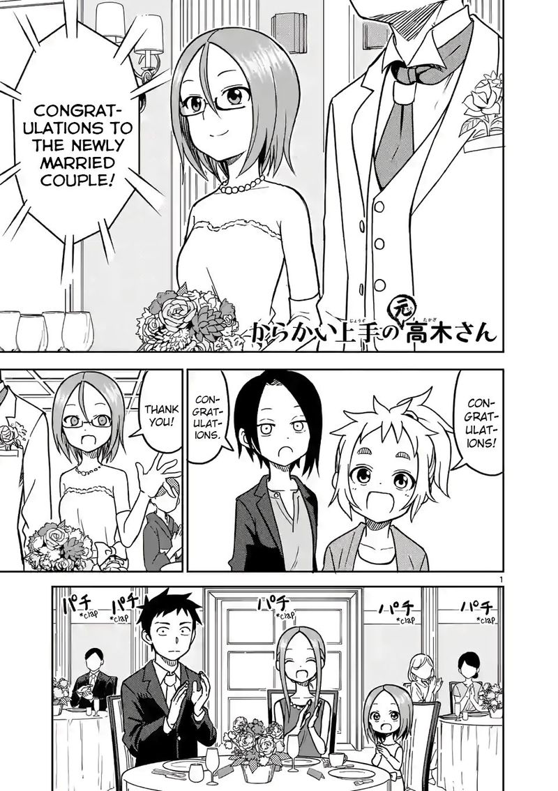 Karakai Jouzu No Moto Takagi San Chapter 140 Page 1