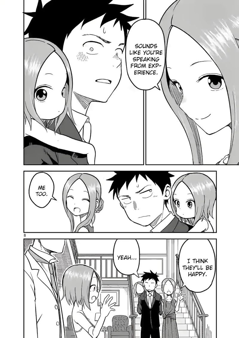 Karakai Jouzu No Moto Takagi San Chapter 140 Page 8