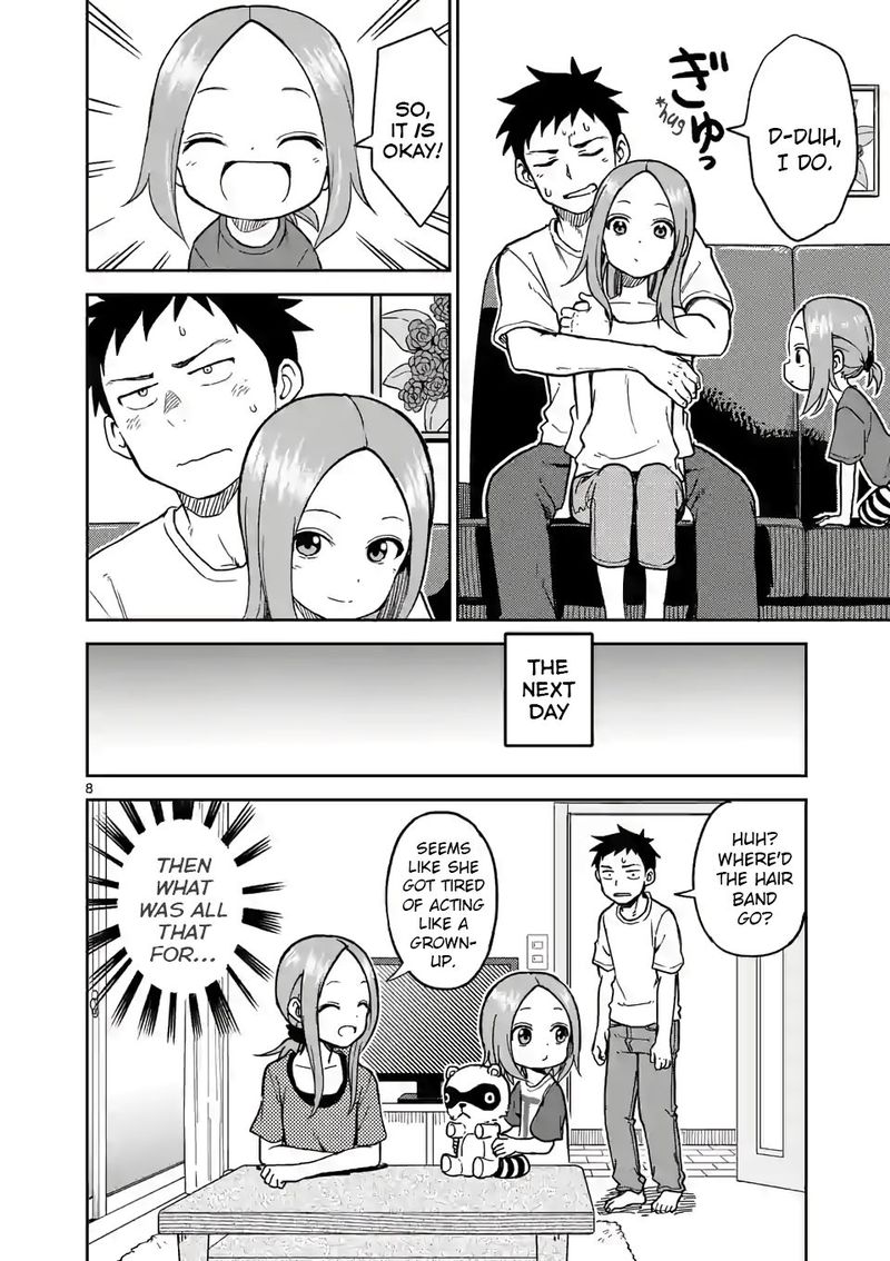 Karakai Jouzu No Moto Takagi San Chapter 142 Page 8