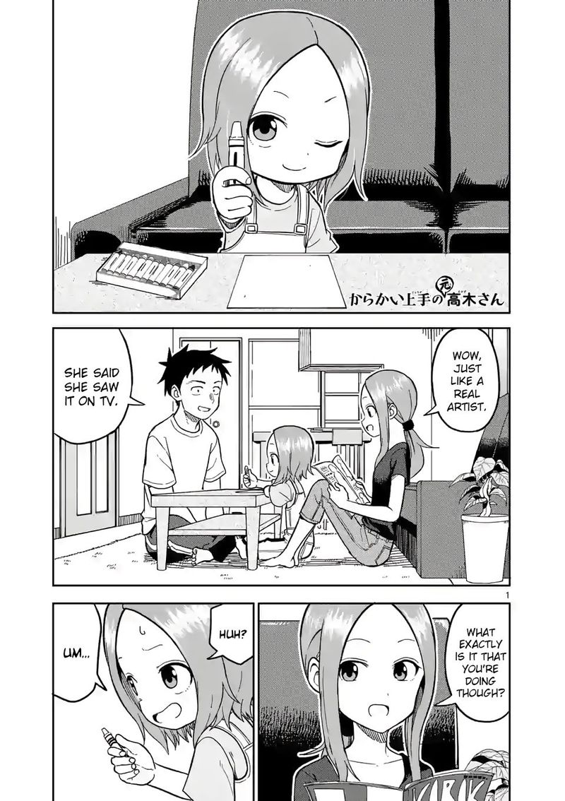 Karakai Jouzu No Moto Takagi San Chapter 143 Page 1