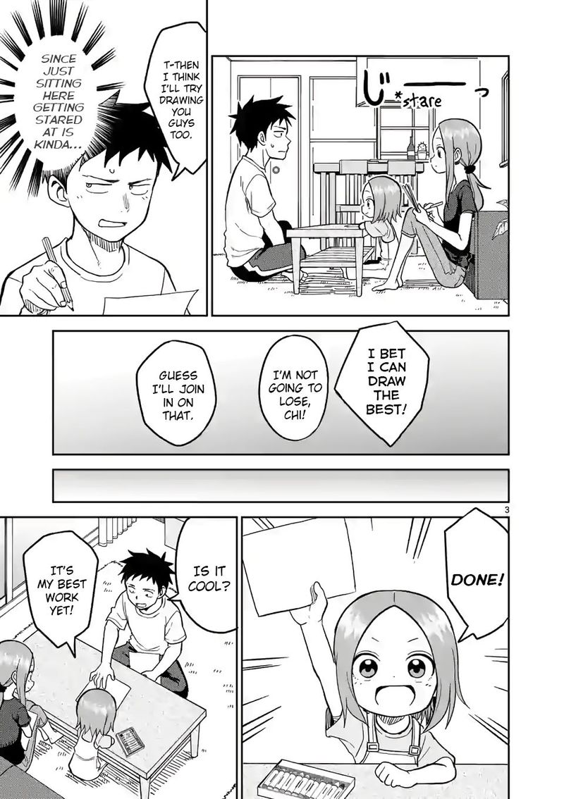 Karakai Jouzu No Moto Takagi San Chapter 143 Page 3