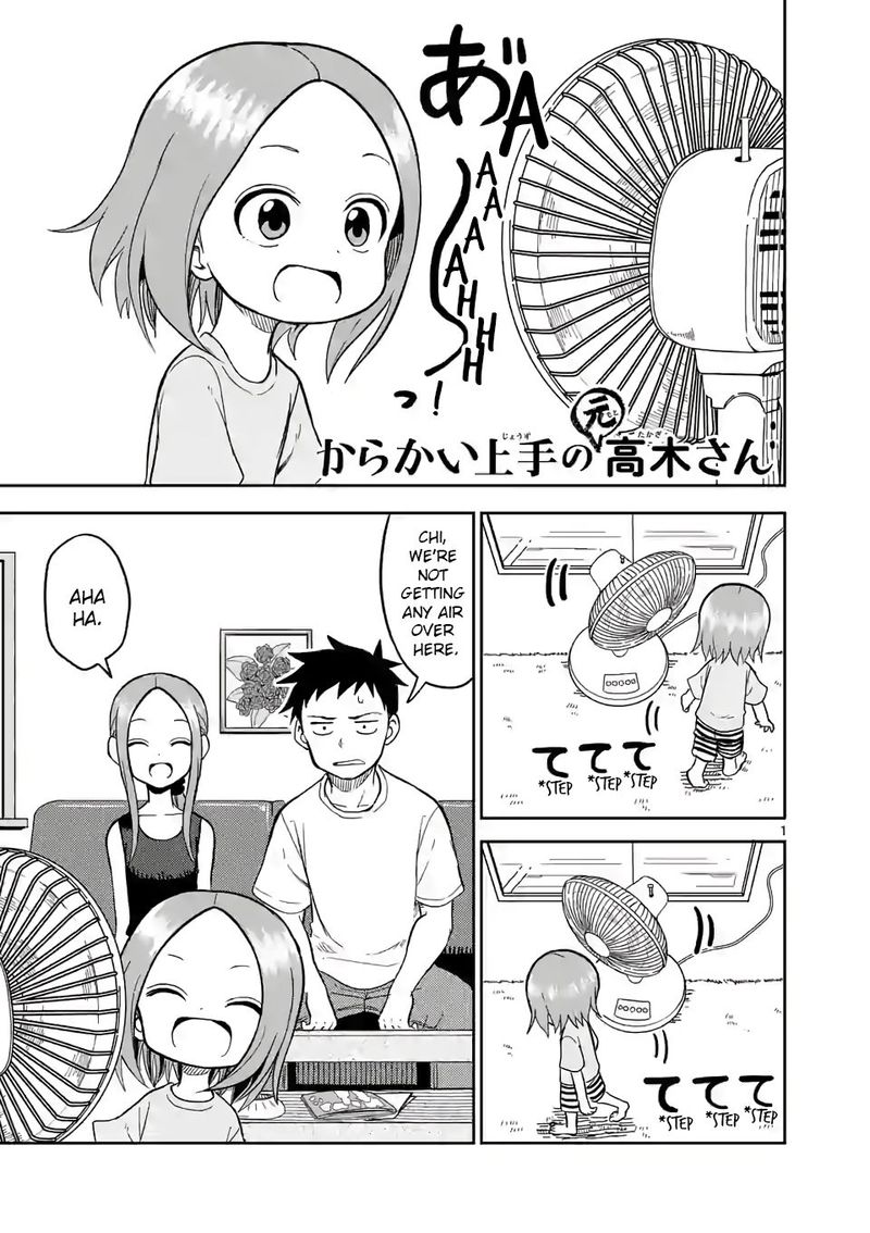 Karakai Jouzu No Moto Takagi San Chapter 144 Page 1