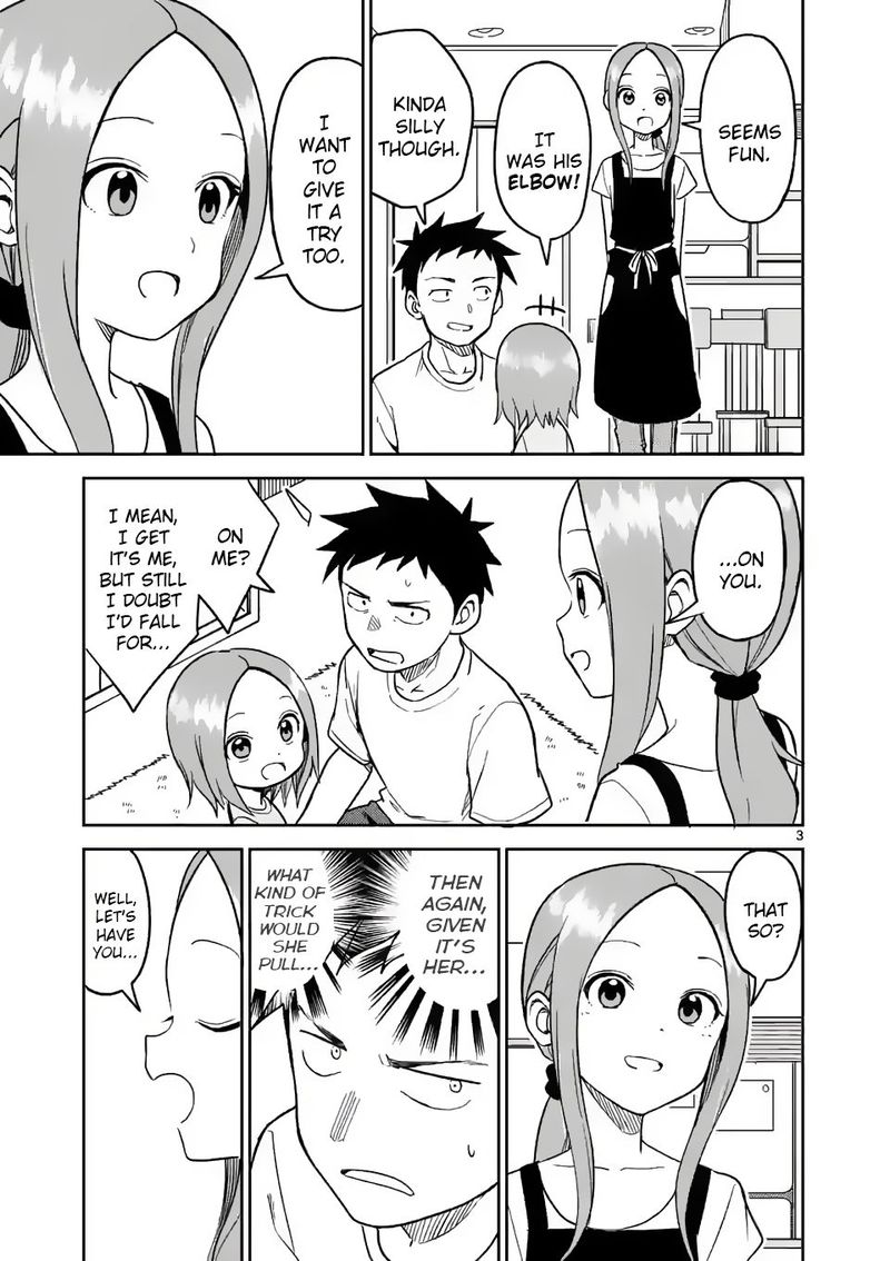 Karakai Jouzu No Moto Takagi San Chapter 149 Page 3