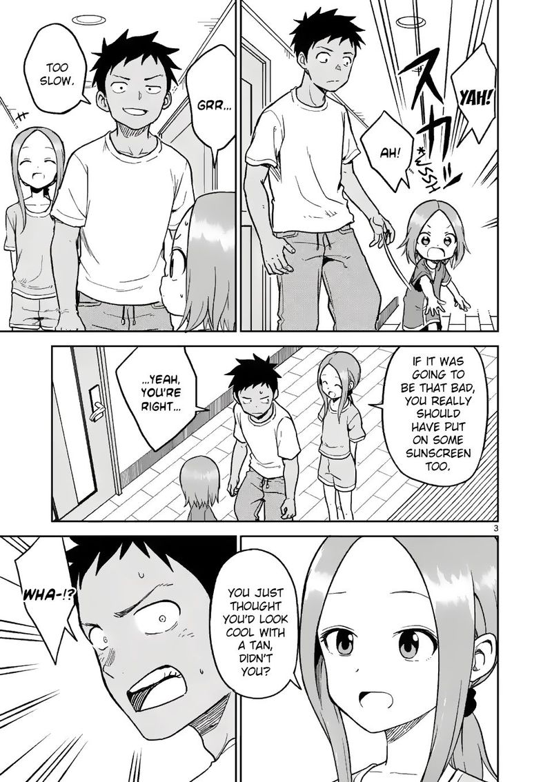 Karakai Jouzu No Moto Takagi San Chapter 151 Page 3