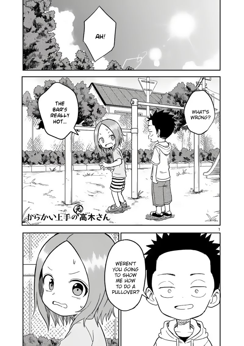 Karakai Jouzu No Moto Takagi San Chapter 154 Page 1