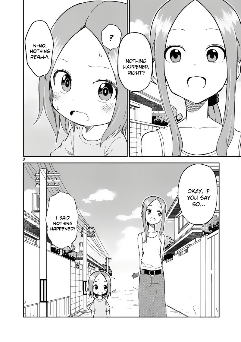 Karakai Jouzu No Moto Takagi San Chapter 154 Page 8