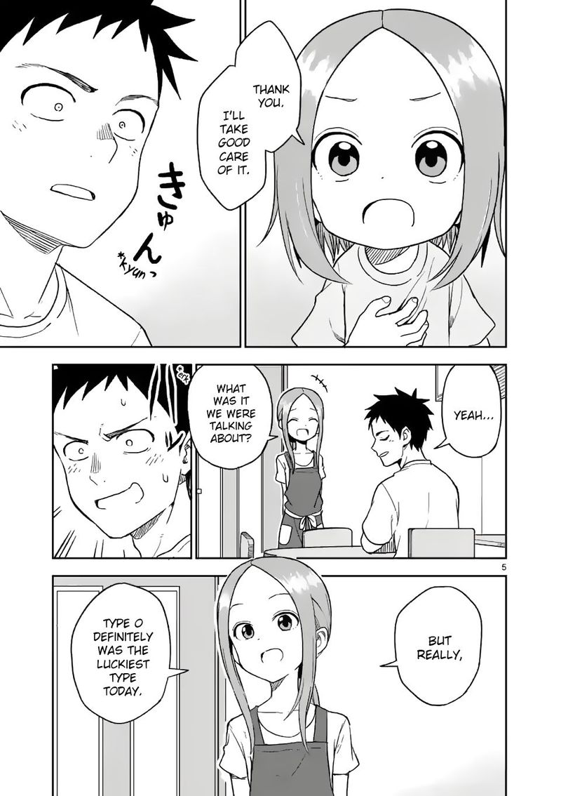 Karakai Jouzu No Moto Takagi San Chapter 155 Page 5