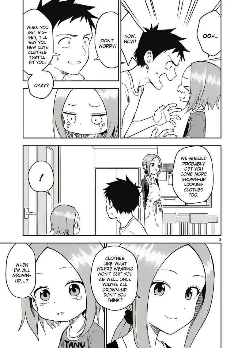 Karakai Jouzu No Moto Takagi San Chapter 156 Page 3