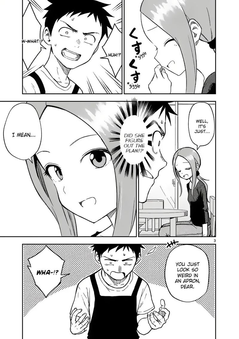 Karakai Jouzu No Moto Takagi San Chapter 158 Page 3