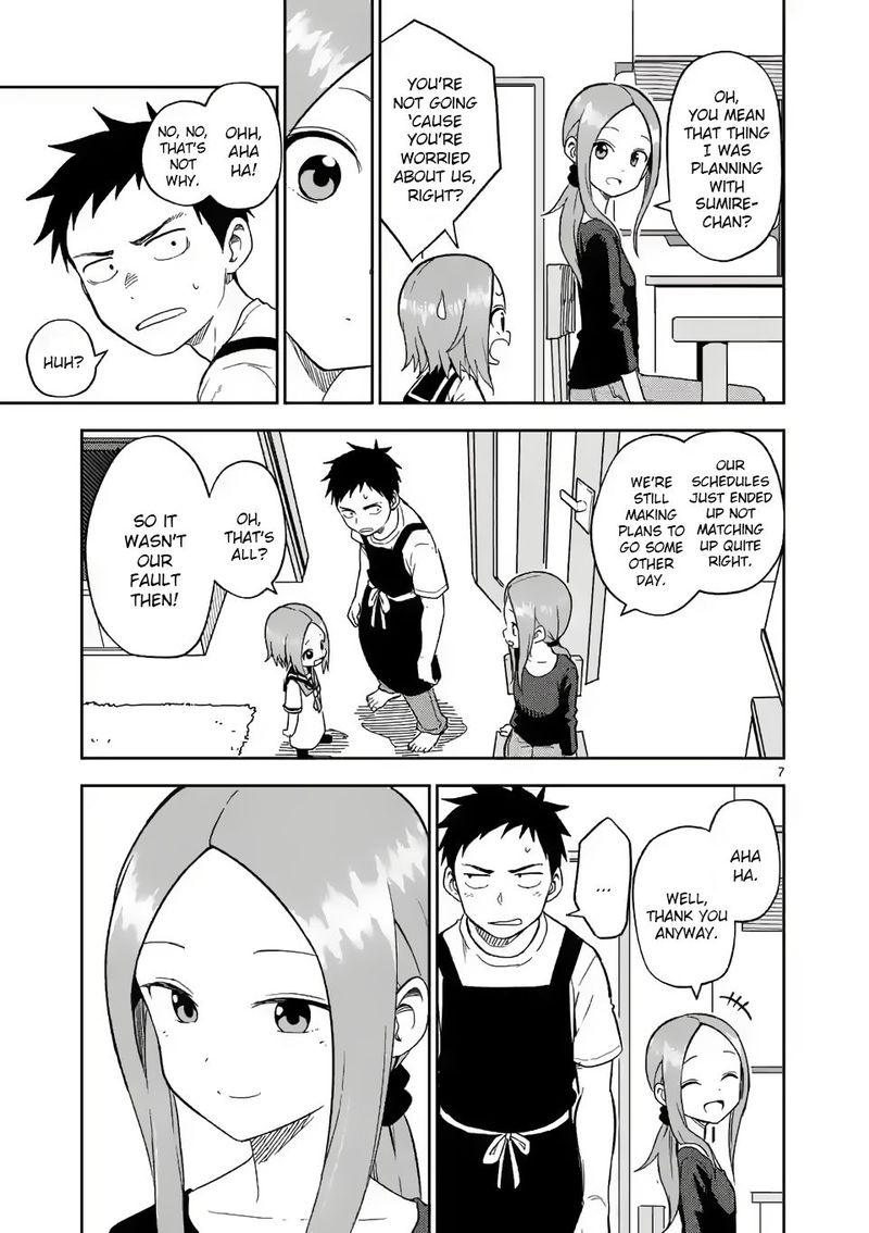 Karakai Jouzu No Moto Takagi San Chapter 158 Page 7