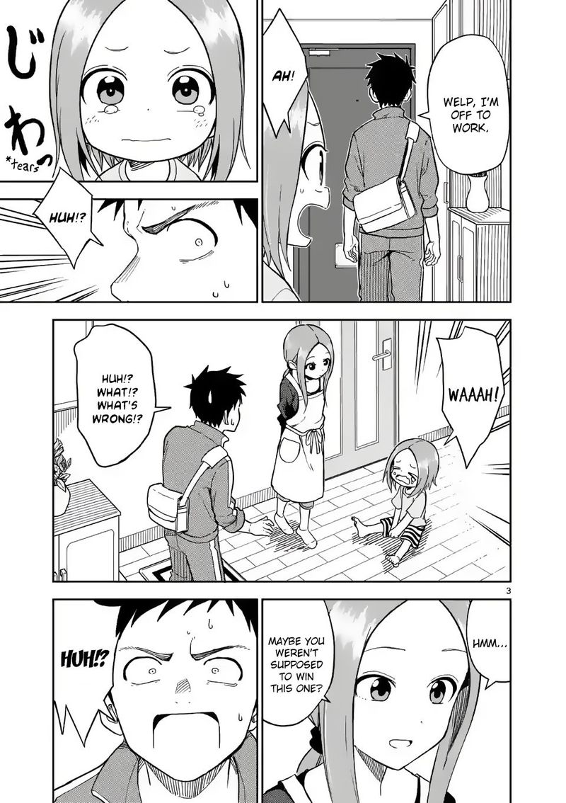 Karakai Jouzu No Moto Takagi San Chapter 159 Page 3