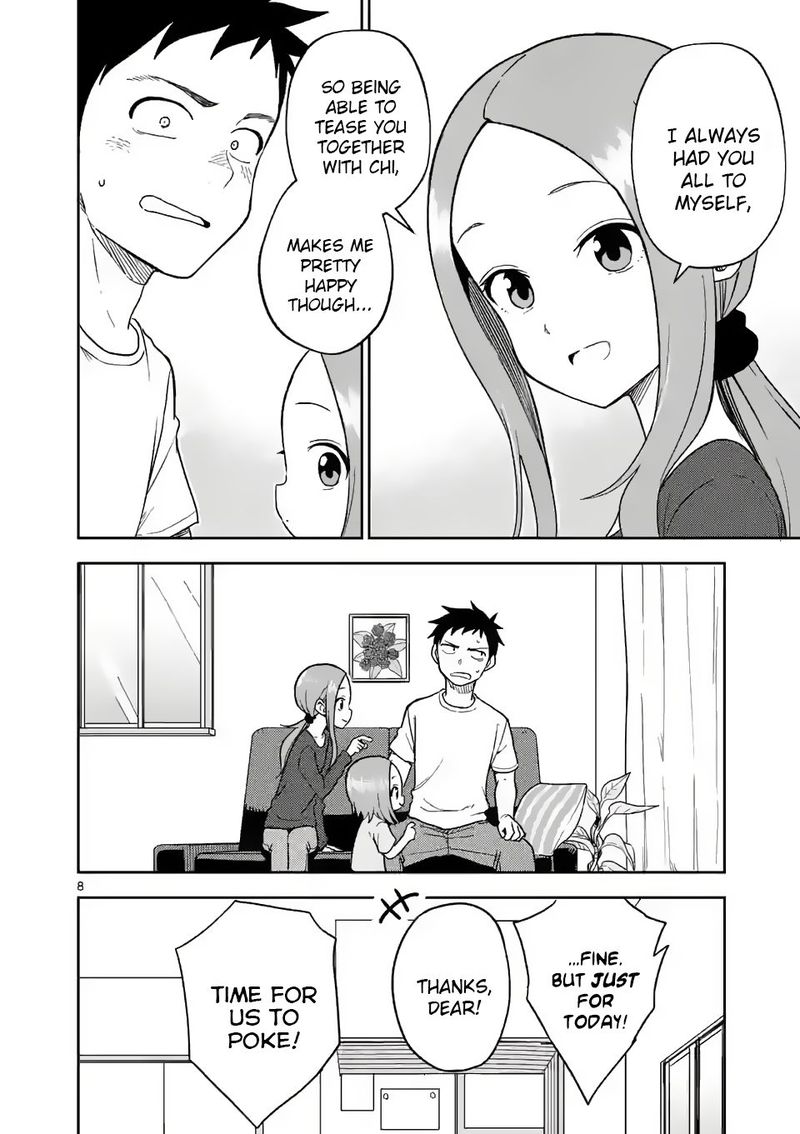 Karakai Jouzu No Moto Takagi San Chapter 161 Page 8