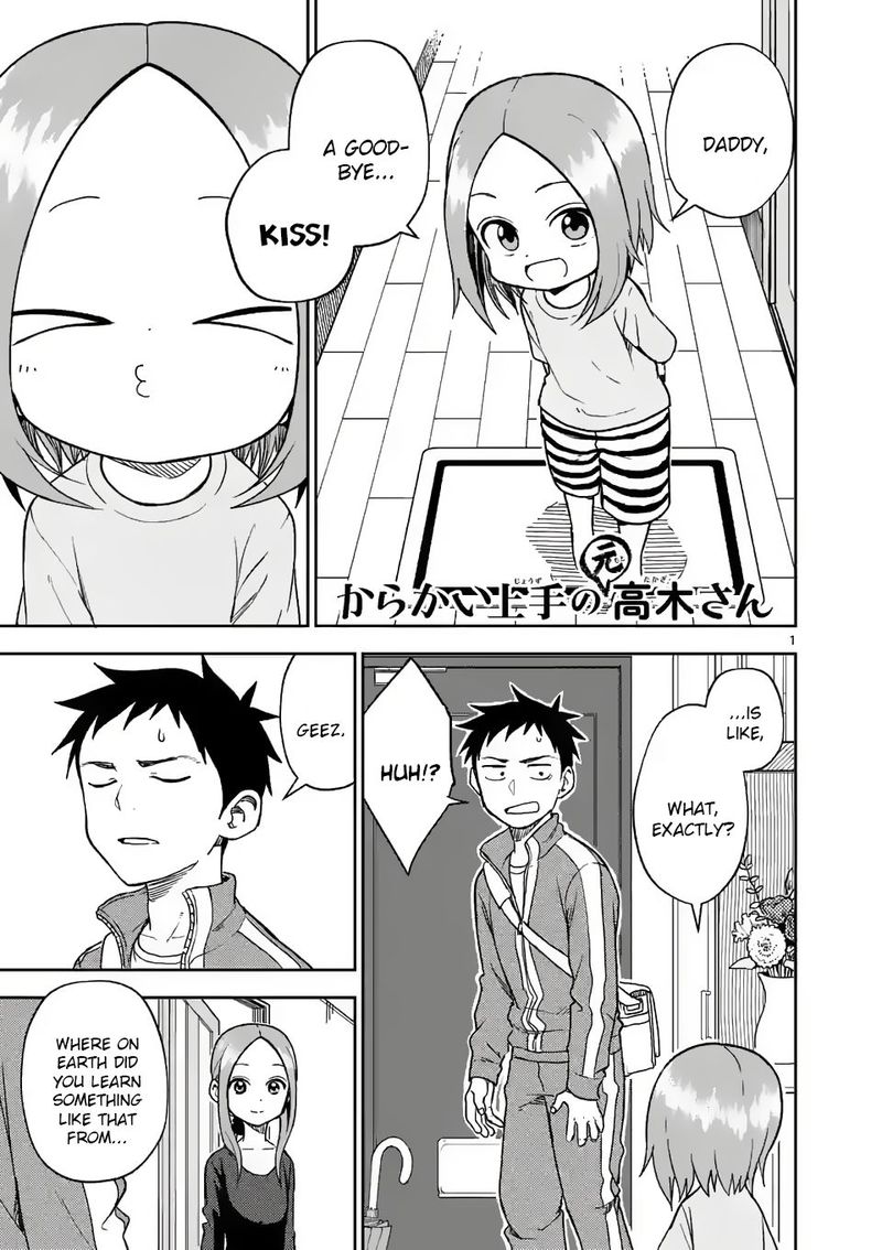 Karakai Jouzu No Moto Takagi San Chapter 162 Page 1