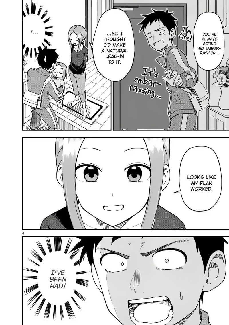 Karakai Jouzu No Moto Takagi San Chapter 162 Page 4