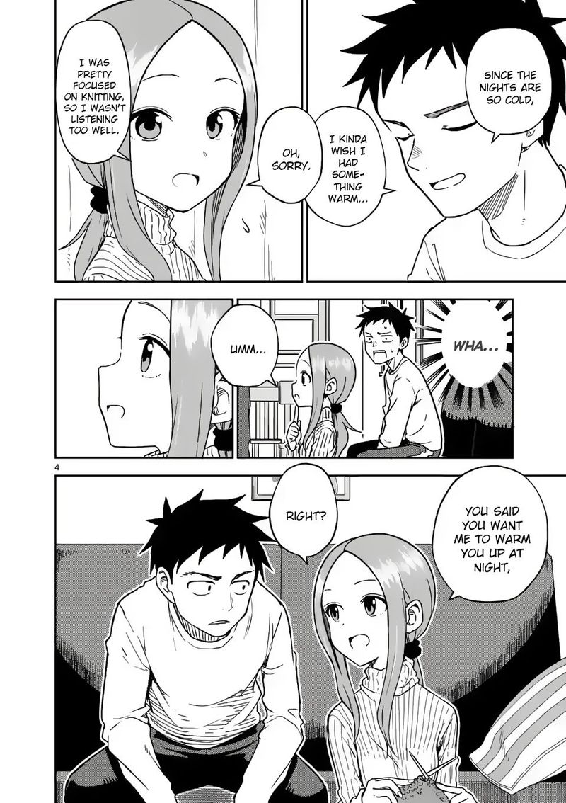 Karakai Jouzu No Moto Takagi San Chapter 164 Page 4