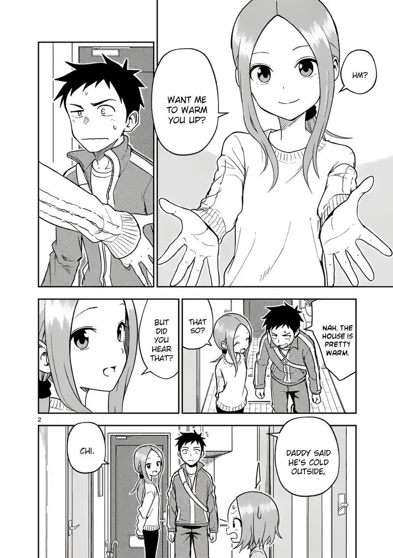 Karakai Jouzu No Moto Takagi San Chapter 165 Page 2