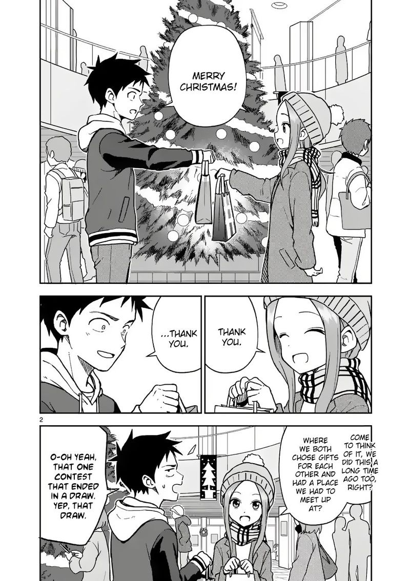 Karakai Jouzu No Moto Takagi San Chapter 166 Page 2