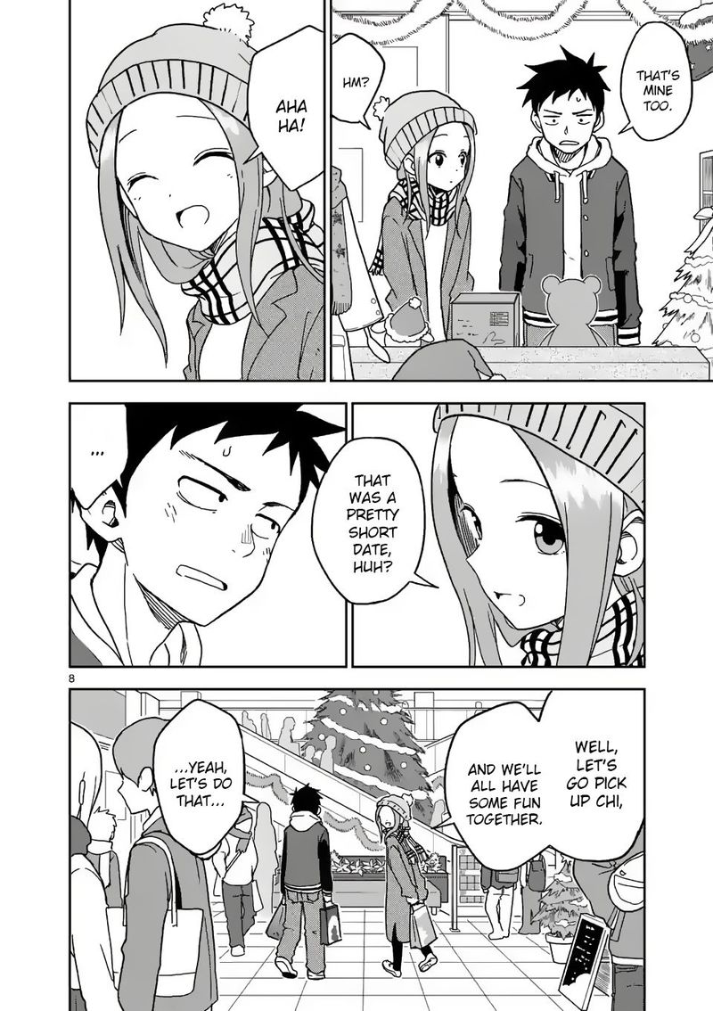 Karakai Jouzu No Moto Takagi San Chapter 166 Page 8