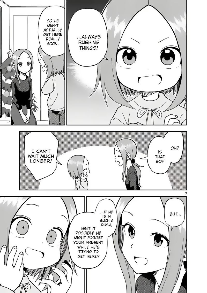 Karakai Jouzu No Moto Takagi San Chapter 167 Page 3