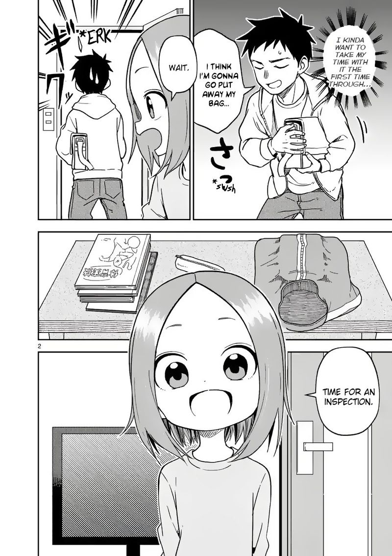 Karakai Jouzu No Moto Takagi San Chapter 168 Page 2