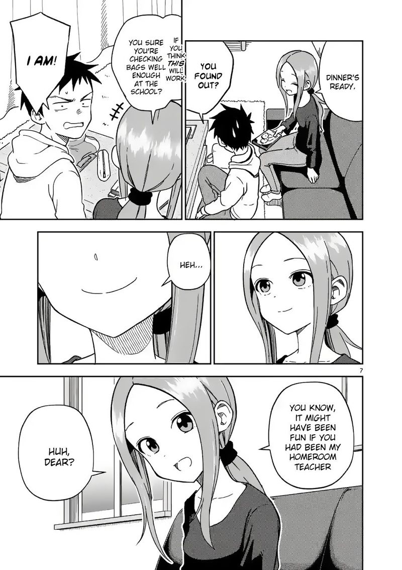 Karakai Jouzu No Moto Takagi San Chapter 168 Page 7