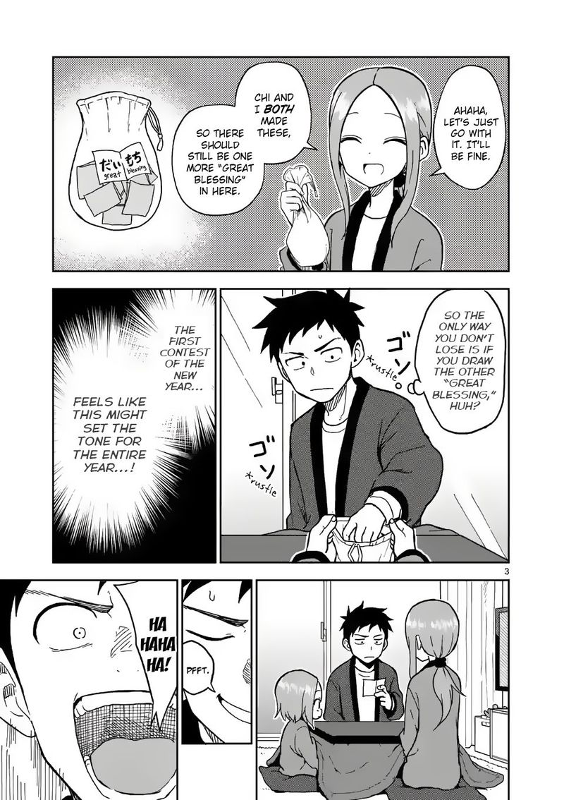 Karakai Jouzu No Moto Takagi San Chapter 169 Page 3